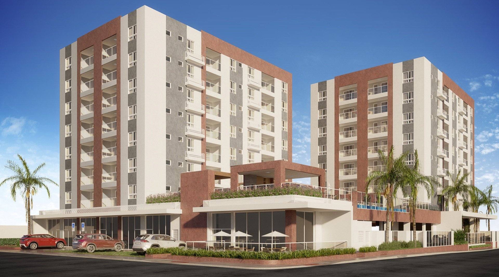 Apartamento Novo de 2 Quartos no Milano Residence, Coroa do Meio