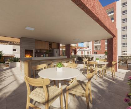Apartamento Novo de 2 Quartos no Milano Residence, Coroa do Meio