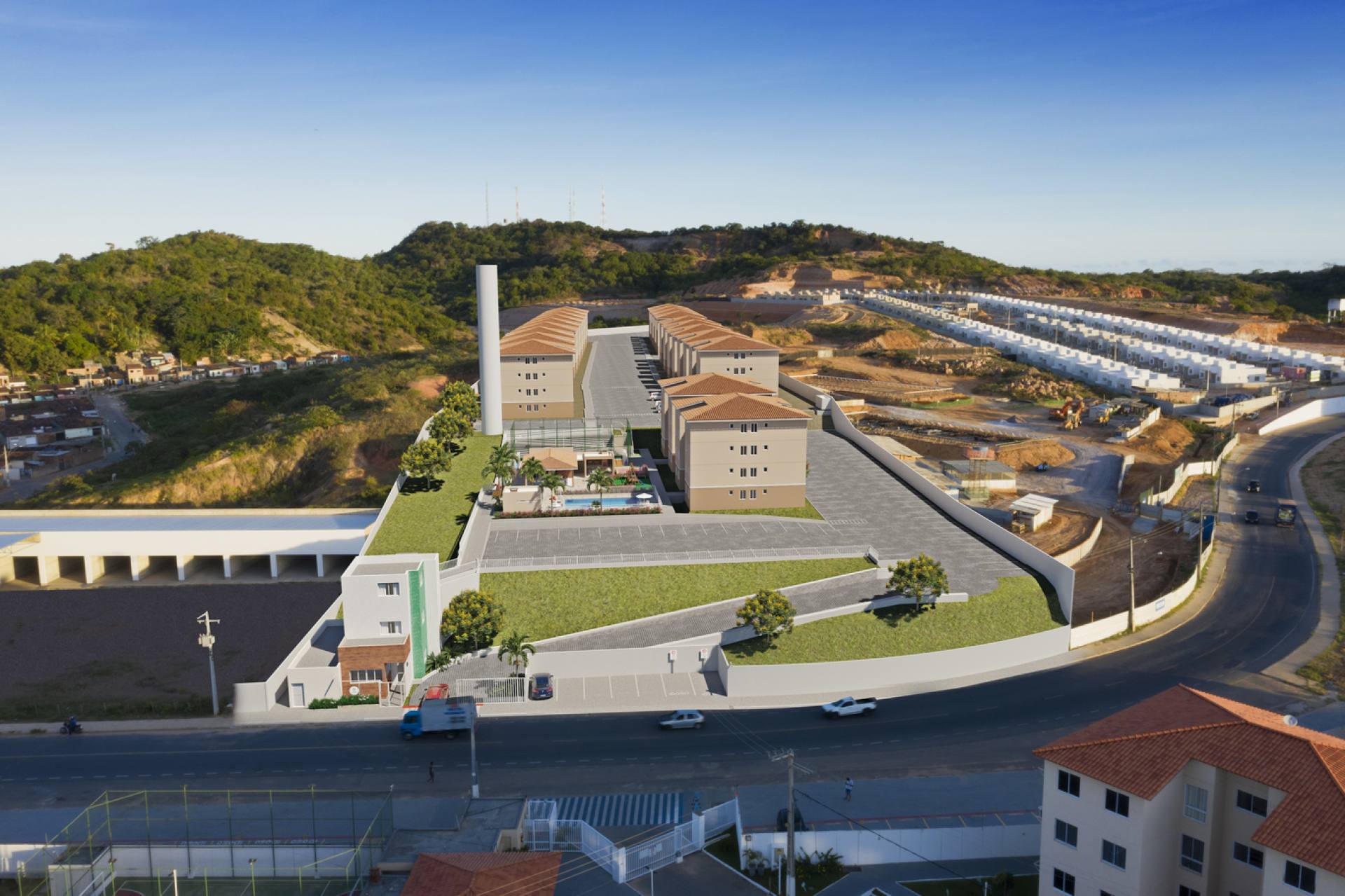 Apartamento Novo de 2 Quartos no Villa Natureza, Porto D’Antas