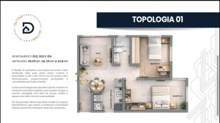 Apartamentos com Varanda para Venda no Portal dos Bosques.