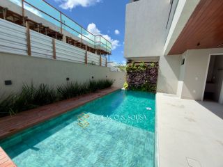 CASA NOVA A VENDA NO ALPHAVILLE MIRANTE com 04 suítes amplas e área de lazer privativa  