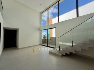 CASA NOVA A VENDA NO ALPHAVILLE MIRANTE com 04 suítes amplas e área de lazer privativa  