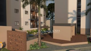 APARTAMENTO COM SUITE E VARANDA - RESIDENCIAL DINAMERICA
