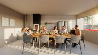 Apartamentos de 2 quartos, com varanda e vizinho à Facisa.