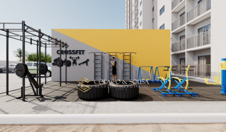 Apartamentos de 2 quartos, com varanda e vizinho à Facisa.