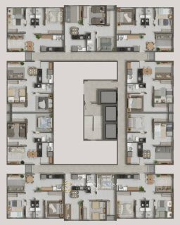 Apartamento de 2 Quartos | Sendo uma suíte e com closet para Venda no Catolé.