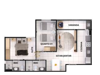 Apartamento à venda no Vista Borborema – Dinamérica | Campina Grande/PB