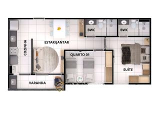 Apartamento à venda no Vista Borborema – Dinamérica | Campina Grande/PB