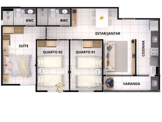 Apartamento à venda no Vista Borborema – Dinamérica | Campina Grande/PB