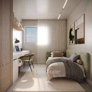 Apartamento de 2 quartos sendo 1 suíte | Com varanda para Venda no Catolé.