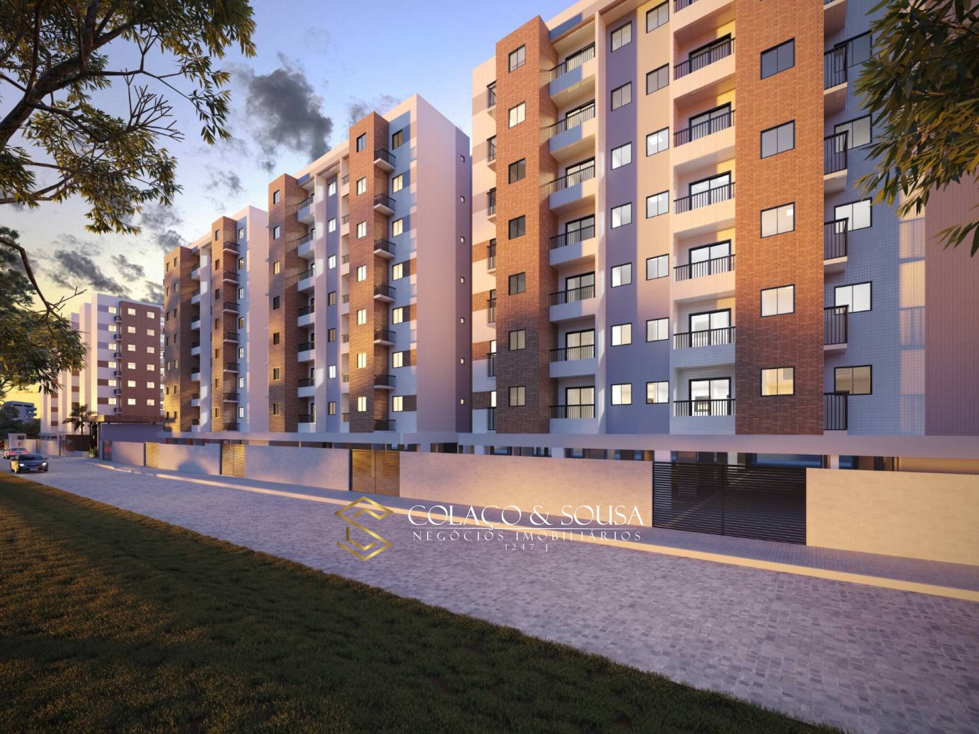 Apartamento para Venda de 2 quartos, sendo 1 suíte e com varanda no Catolé.