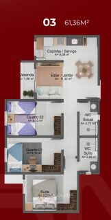 APARTAMENTO 3 QUARTOS COM SUITE E VARANDA | CATOLE | VISION | CAMPINA GRANDE