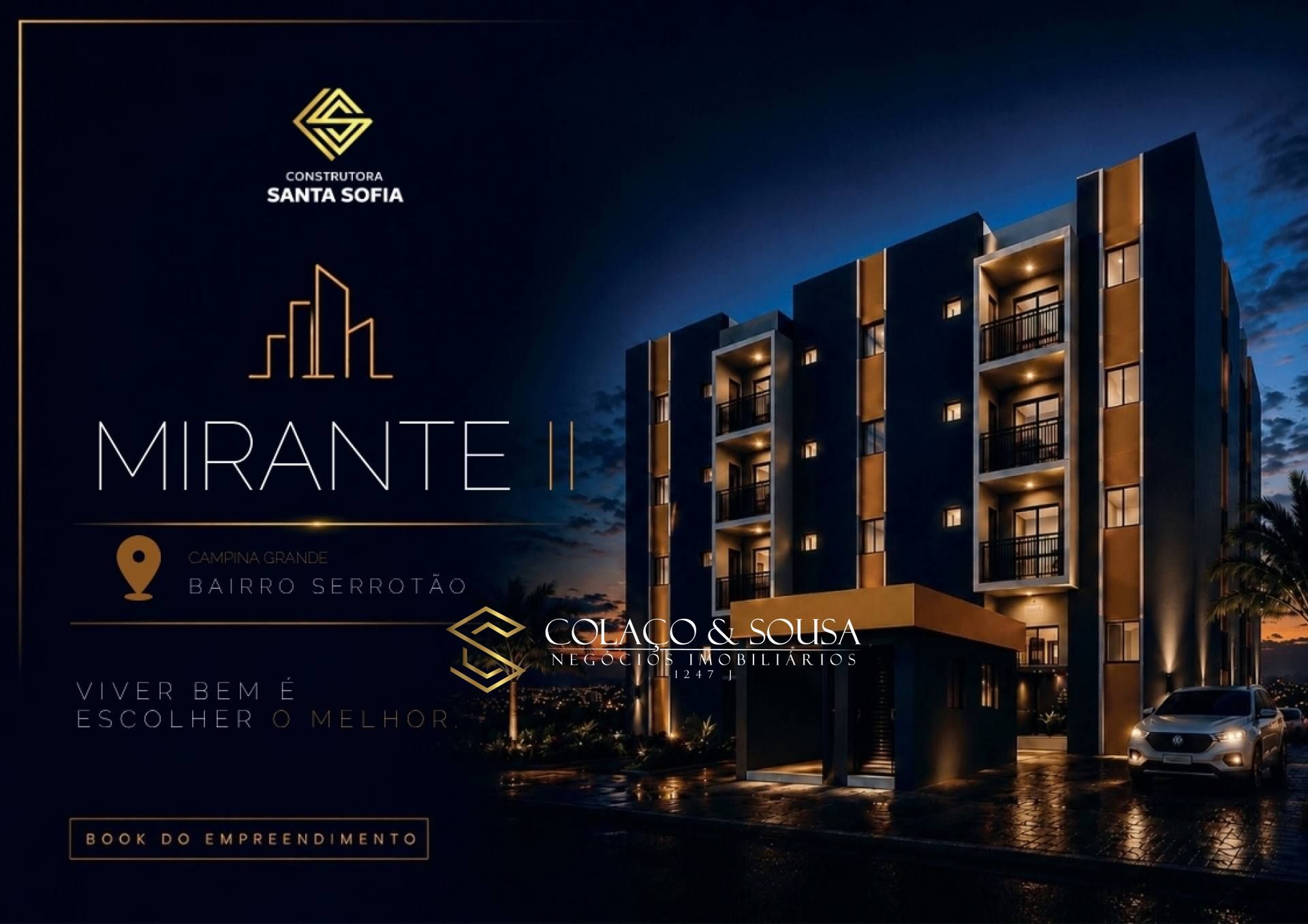 Apartamento Para Vender com 2 quartos no bairro Portal dos Bosques em Campina Grande