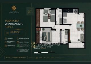 Apartamento Para Vender com 2 quartos no bairro Portal dos Bosques em Campina Grande