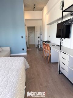 Kitnet Mobiliada no Smart Rio Residence - Bairro Coroa do Meio!