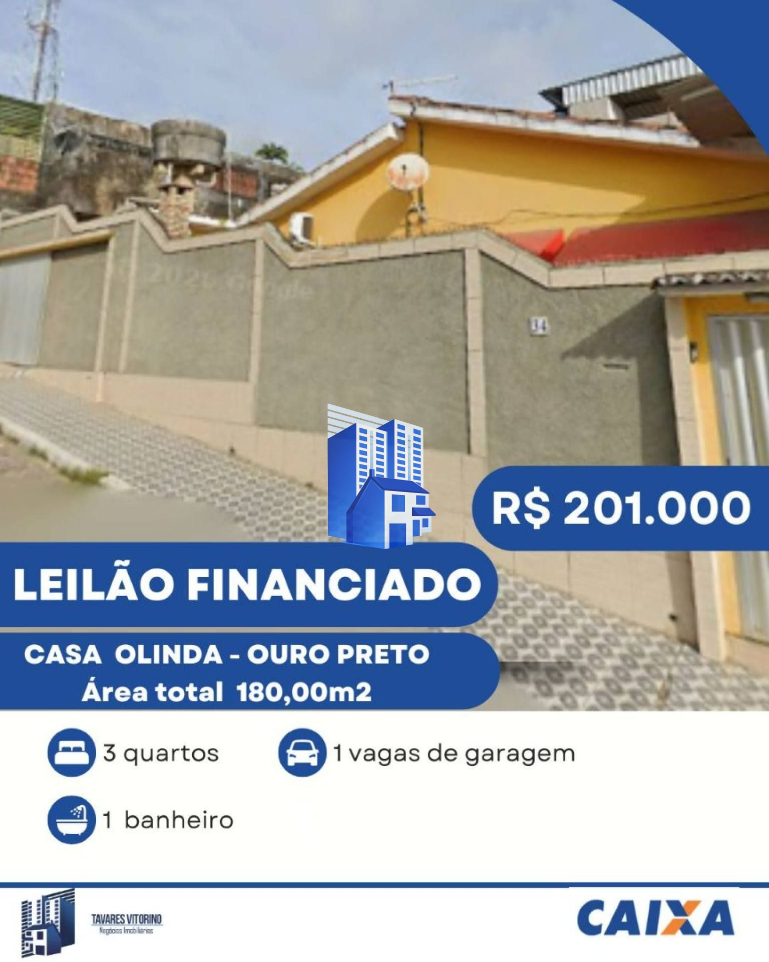 CASA EM OLINDA OURO PRETO