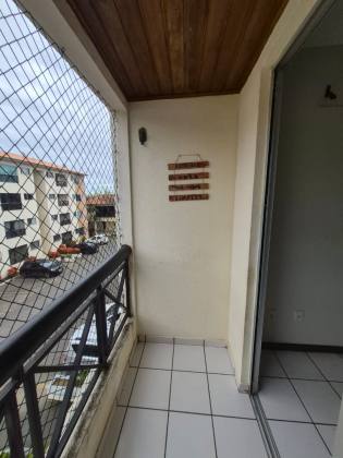 2/4 nascente com varanda no condominio parque milênio com infraestrutura, 2 andar de escada