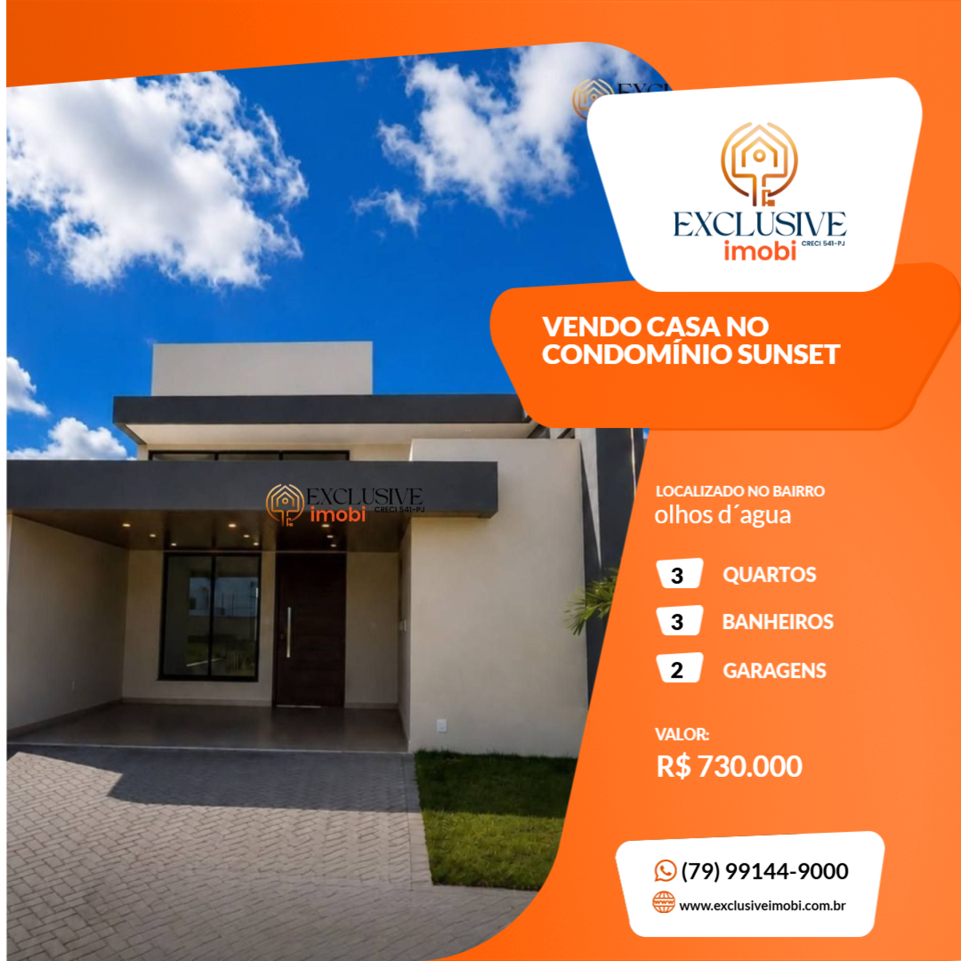 VENDO CASA NO CONDOMÍNIO SUNSET