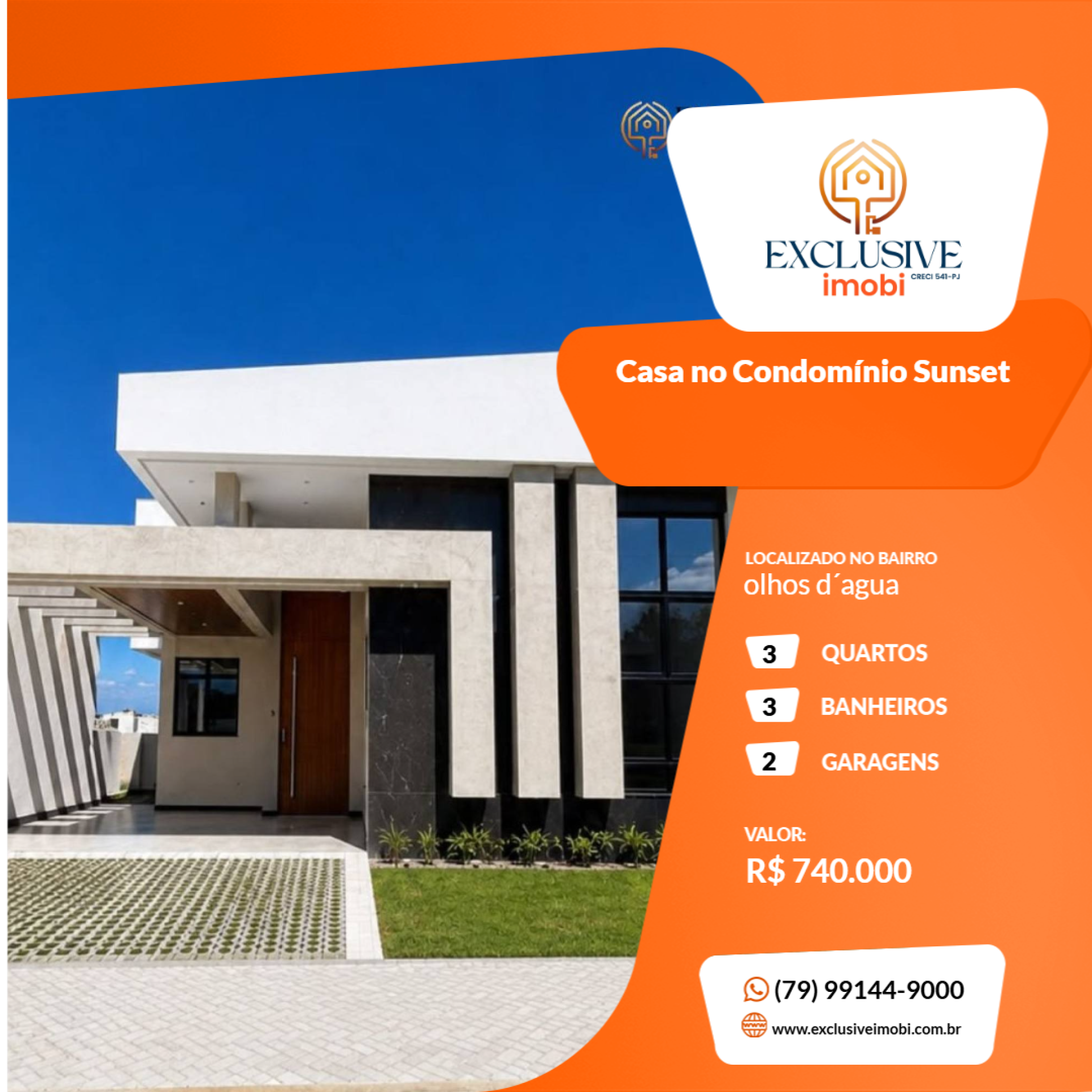 Casa no Condomínio Sunset