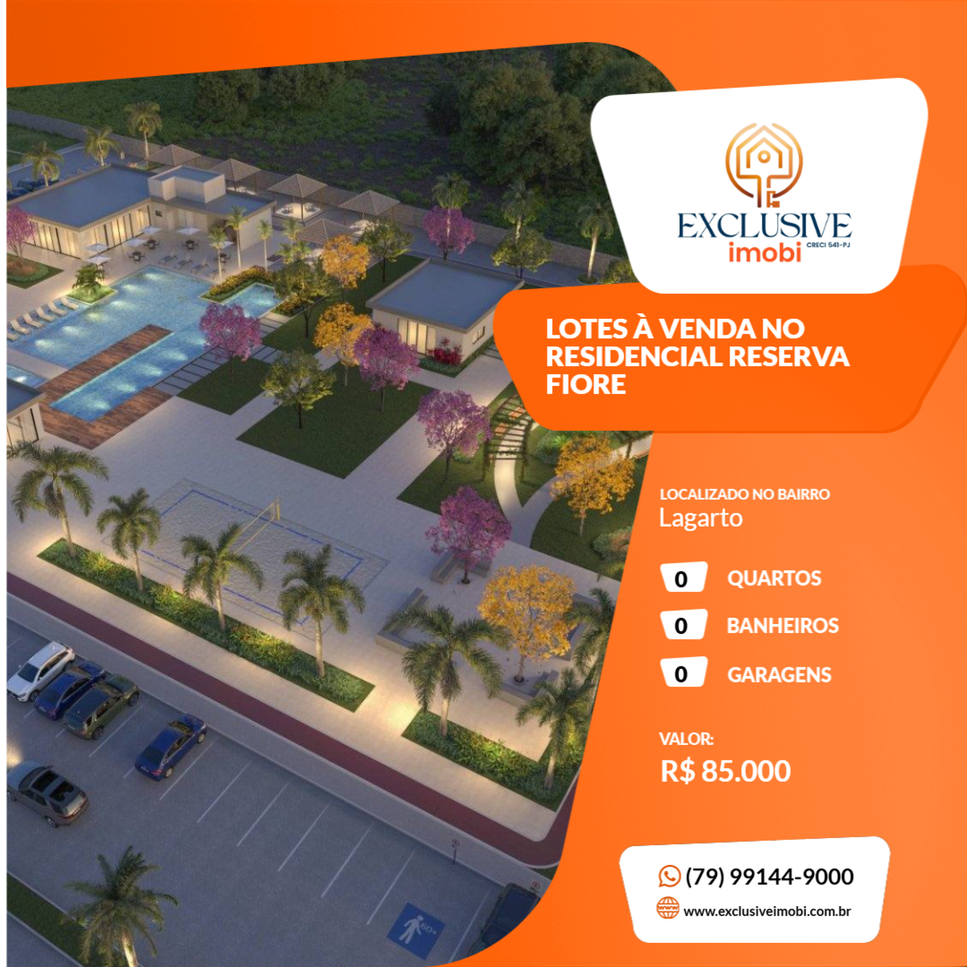 LOTES À VENDA NO RESIDENCIAL RESERVA FIORE