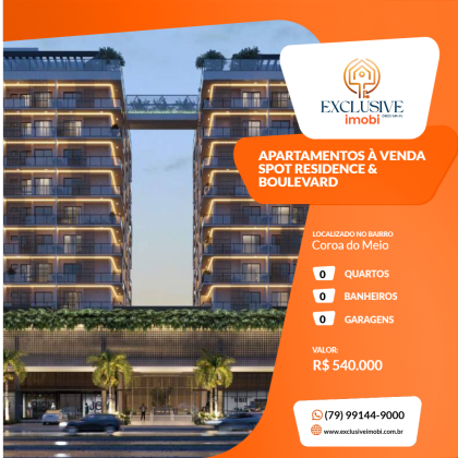 APARTAMENTOS À VENDA SPOT RESIDENCE & BOULEVARD