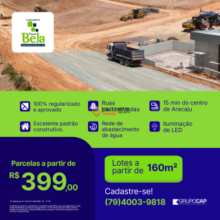 LOTES À VENDA TERRA BELA