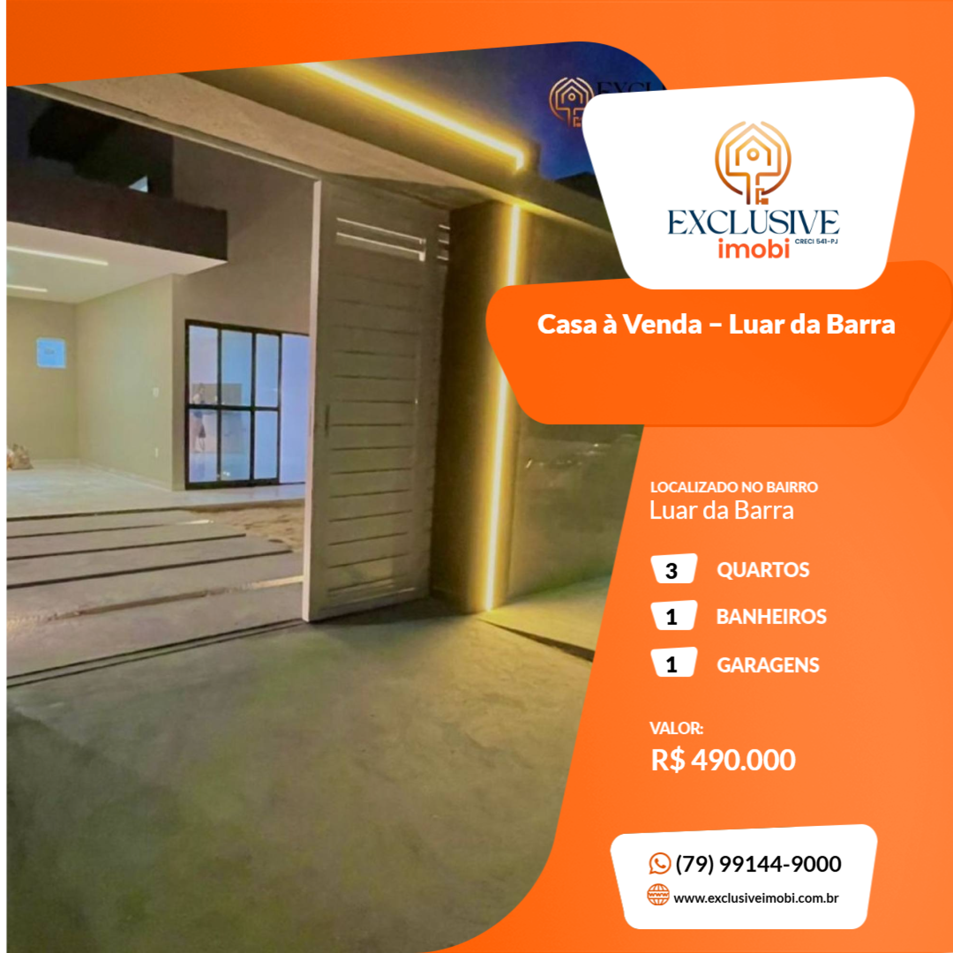 Casa à Venda – Luar da Barra