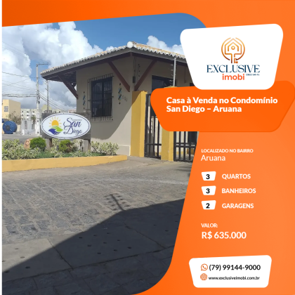 Casa à Venda no Condomínio San Diego – Aruana