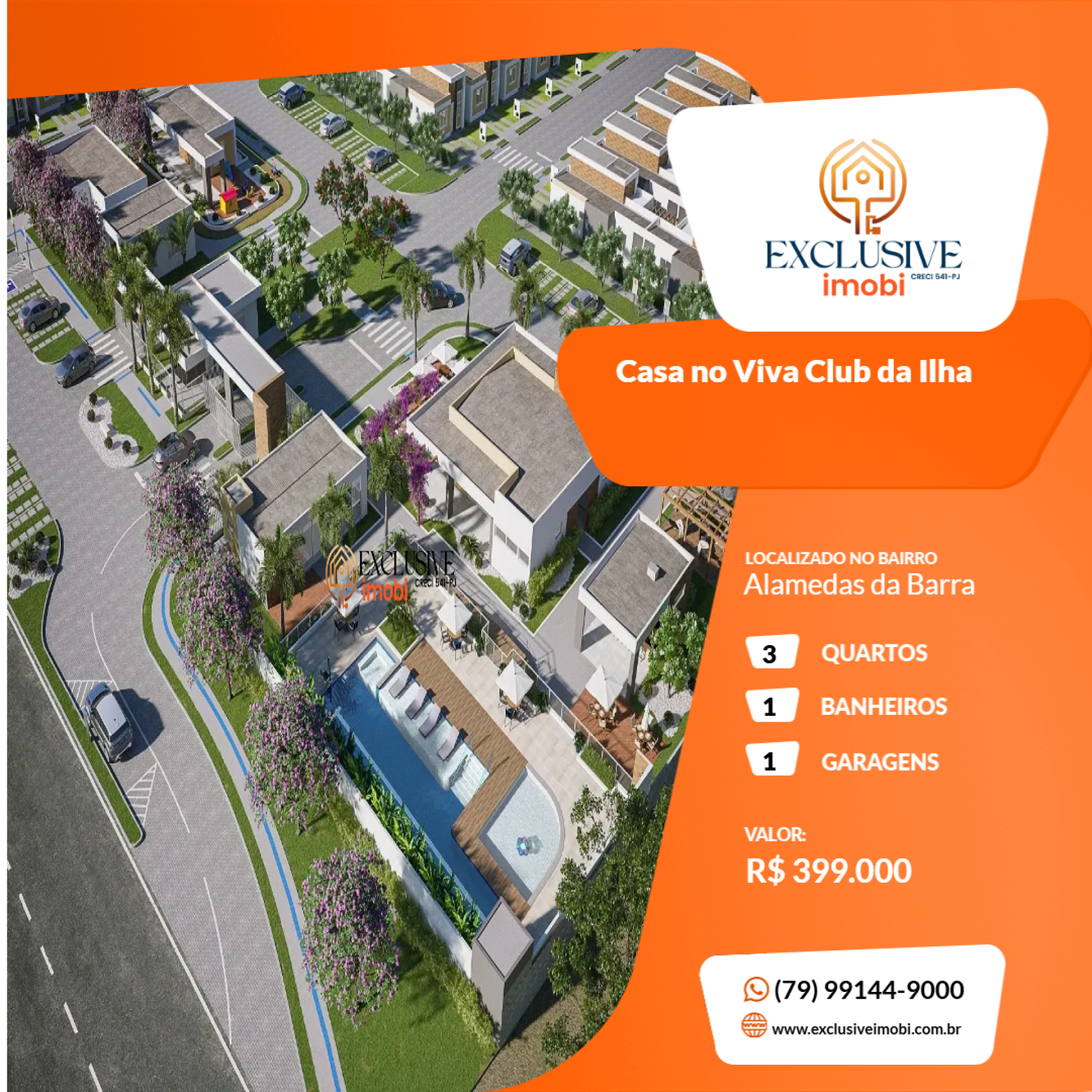 Casa no Viva Club da Ilha