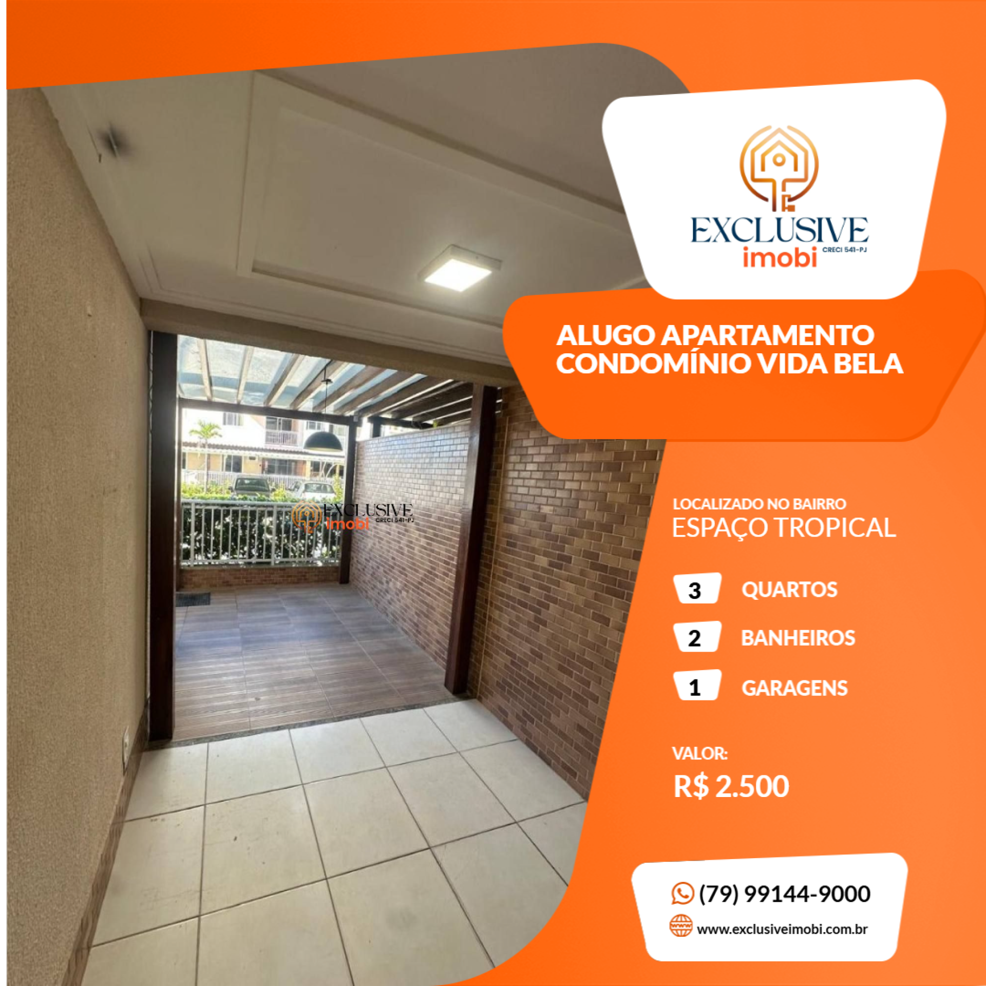 ALUGO APARTAMENTO CONDOMÍNIO VIDA BELA