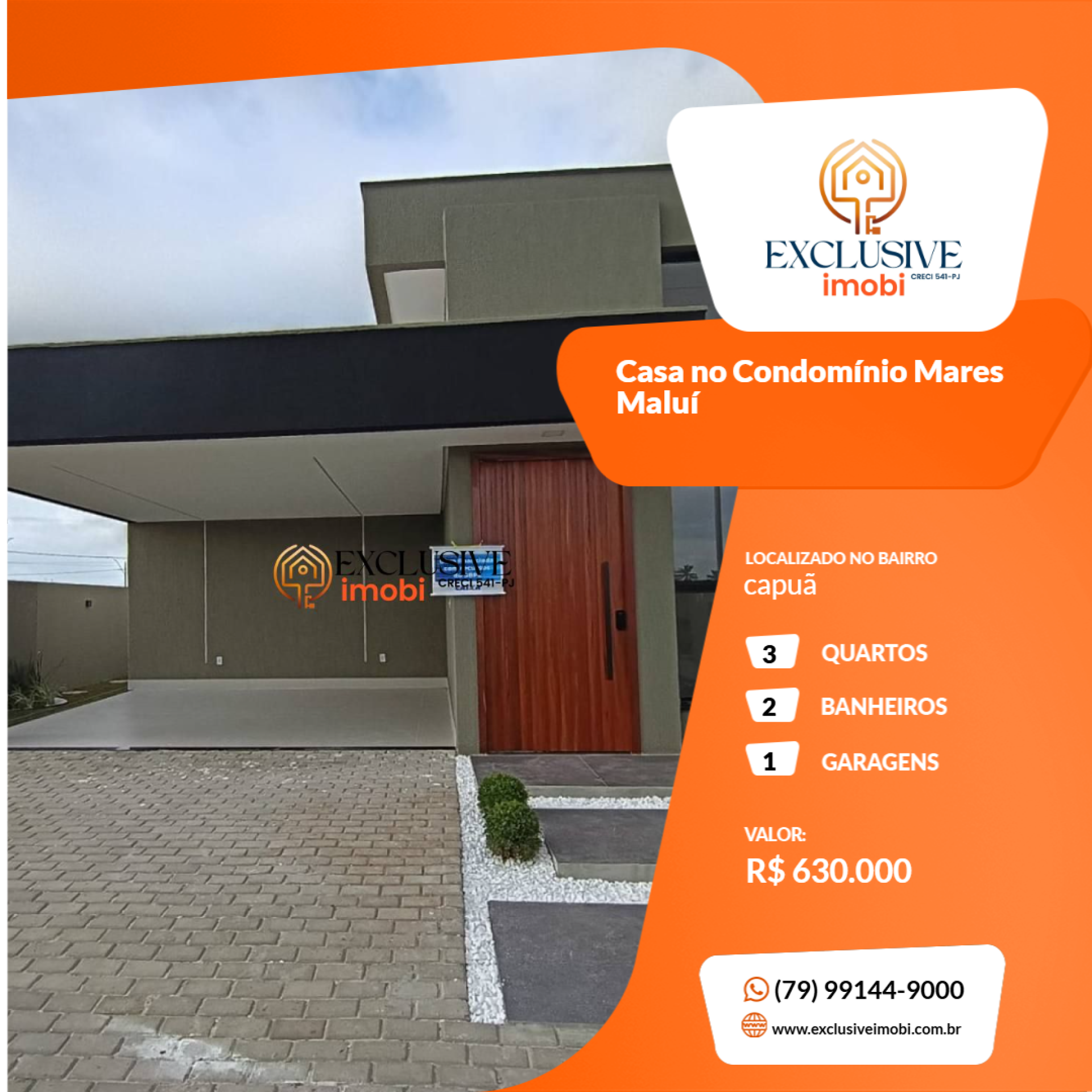 Casa no Condomínio Mares Maluí