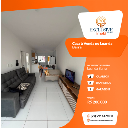 Alugo Casa mobiliada no Luar da Barra