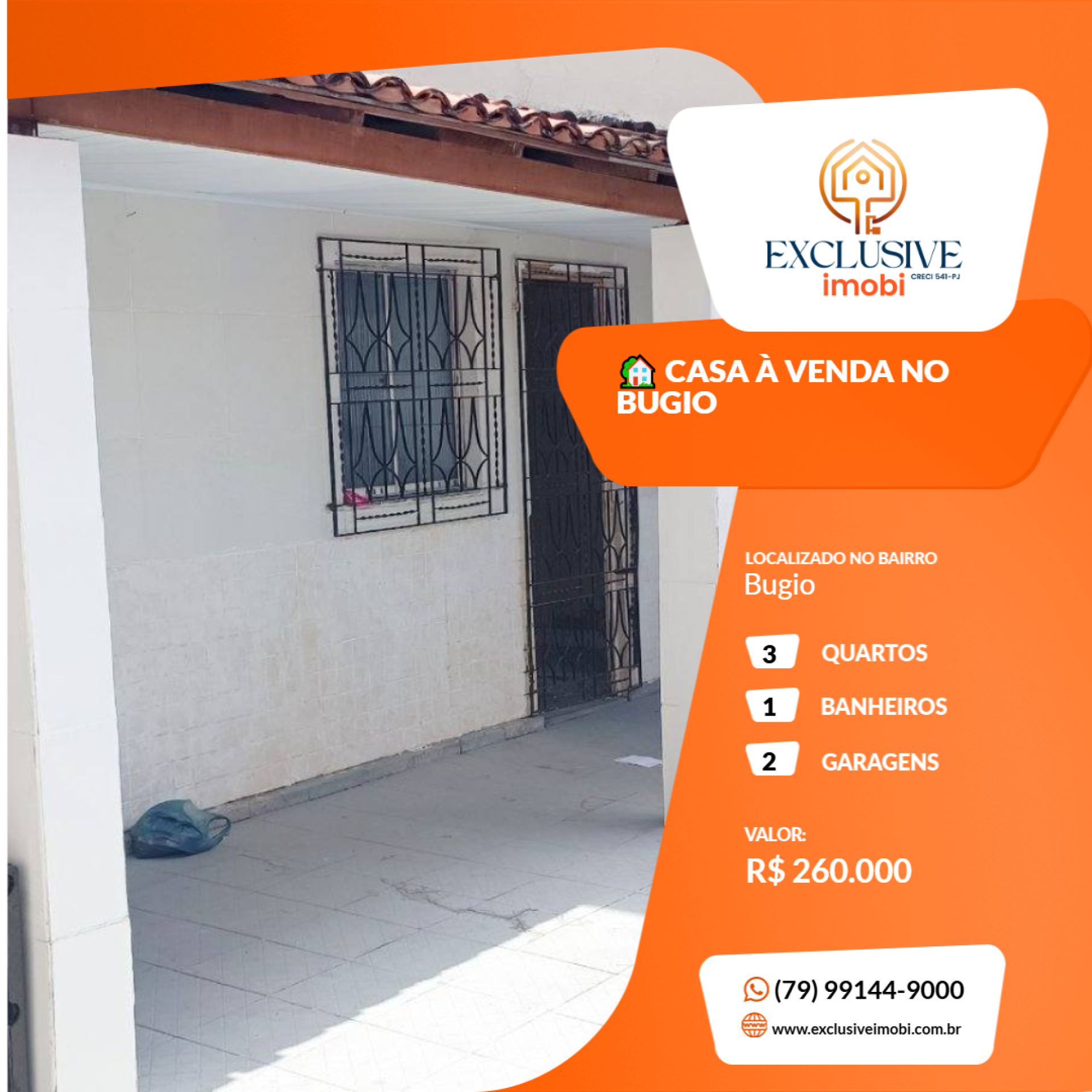 ? CASA À VENDA NO BUGIO