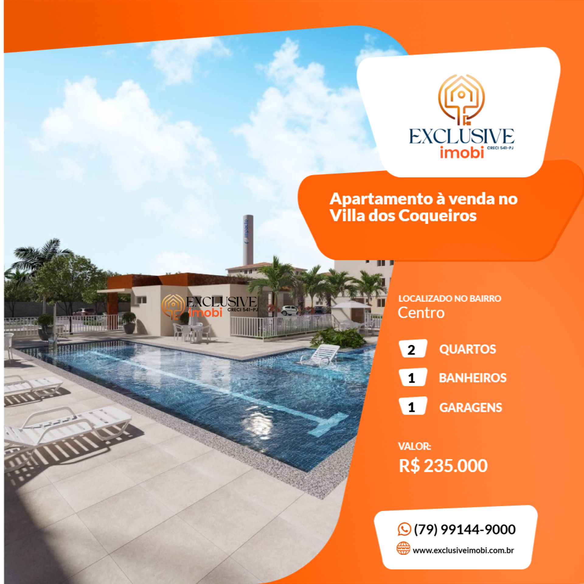 Apartamento à venda no Villa dos Coqueiros