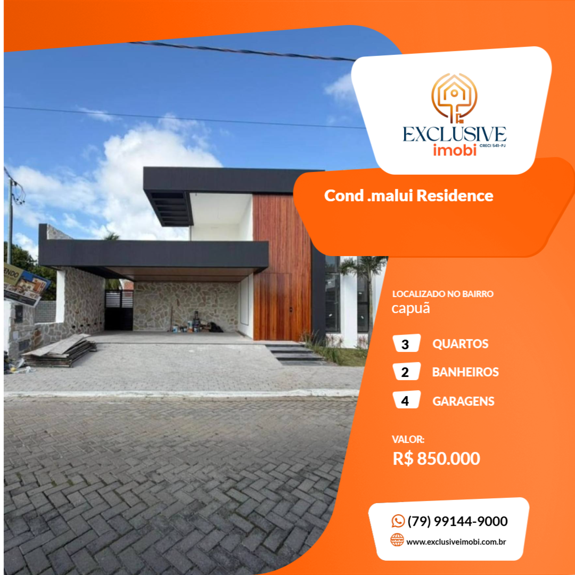 VENDO CASA NO CONDOMÍNIO MALUI RESIDENCE