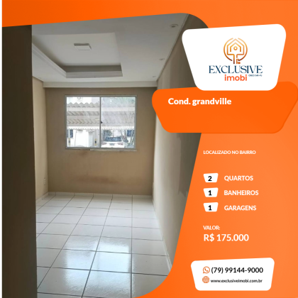 VENDO APARTAMENTO – CONDOMÍNIO GRANDVILLE
