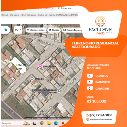 TERRENO NO RESIDENCIAL VALE DOURADO