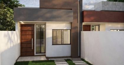 Belíssima casa em fase de construção finalizando