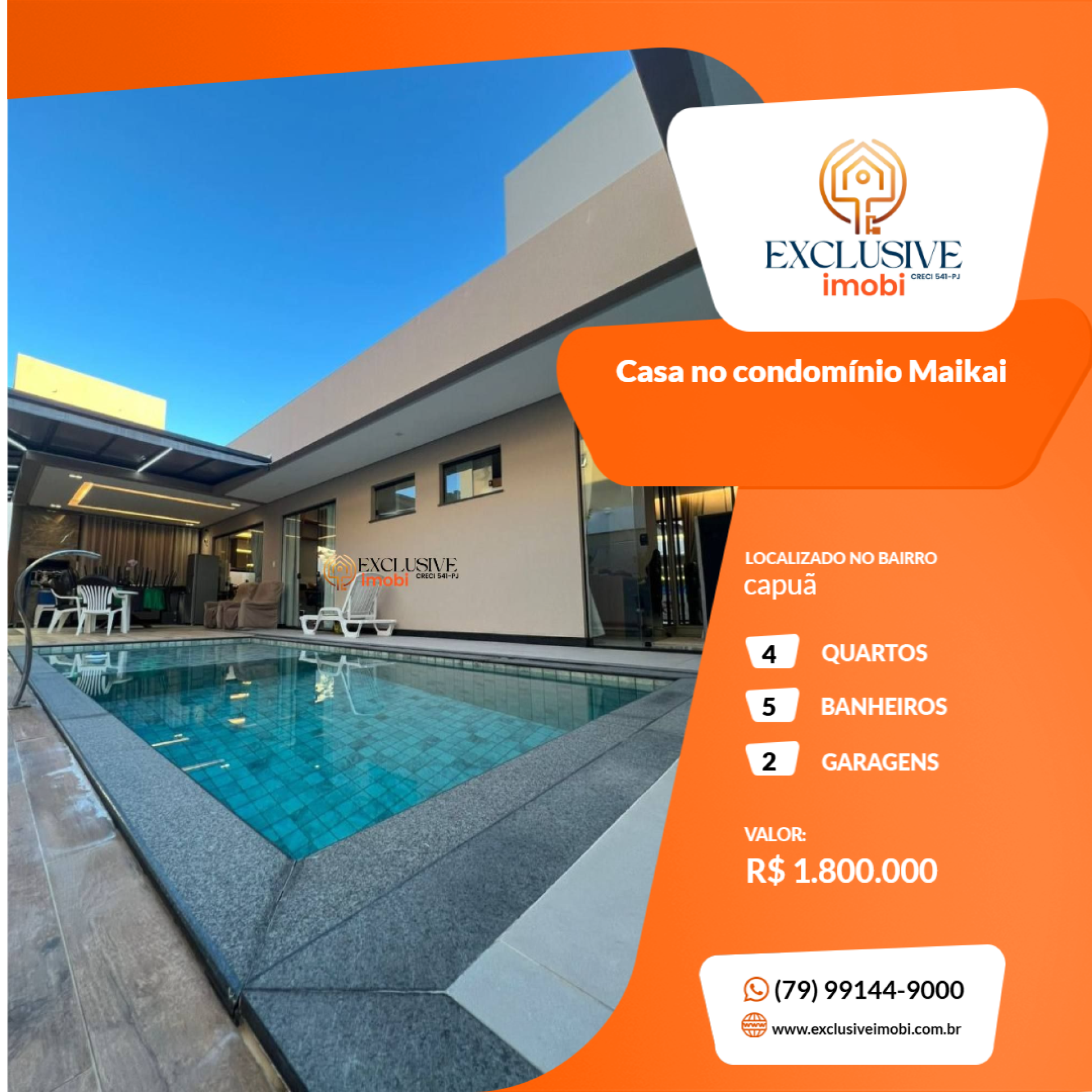 Casa no condomínio Maikai