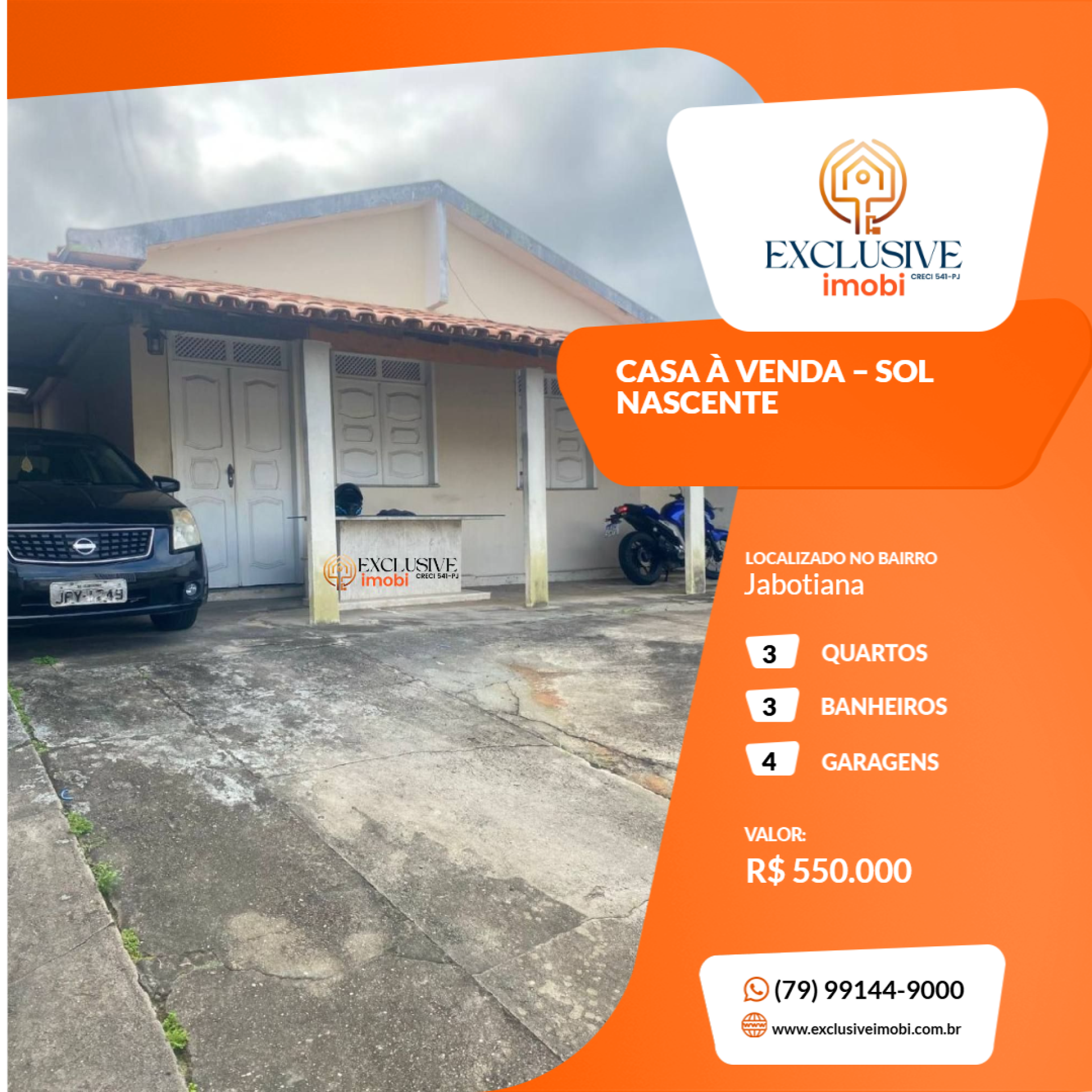 CASA À VENDA – SOL NASCENTE