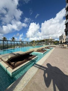Beach Class Jaguaribe – 40 m² | Quarto e Sala | Andar Alto | Vista Mar