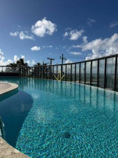 Beach Class Jaguaribe – 40 m² | Quarto e Sala | Andar Alto | Vista Mar