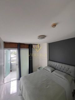 Apartamento 1 Quarto com Suíte | Ondina | Andar Alto, Vista Livre