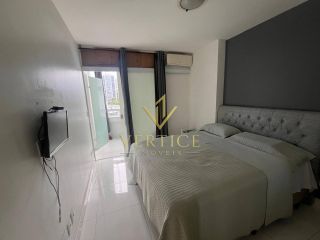 Apartamento 1 Quarto com Suíte | Ondina | Andar Alto, Vista Livre