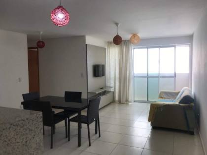 Apartamento MOBILIADO condomínio clube no coração do Bessa. em João Pessoa