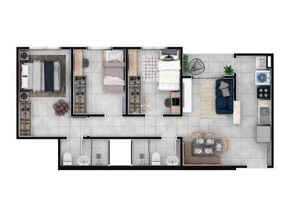Apartamento no Cond. Alegro Montenegro - Tapanã (Icoaraci) - Belém/PA