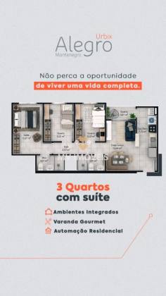 Apartamento no Cond. Alegro Montenegro - Tapanã (Icoaraci) - Belém/PA