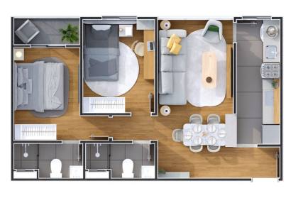 Apartamento no Porto di Maratea - Quarenta Horas (Coqueiro) - Ananindeua/PA