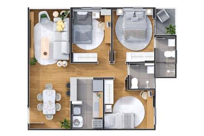 Apartamento no Porto di Maratea - Quarenta Horas (Coqueiro) - Ananindeua/PA