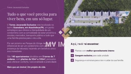 Apartamento no Cond. Torres Jacarandá - Guanabara - Ananindeua/PA